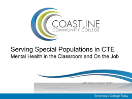 Serving Special Populations in CTE