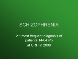 schizophrenia - World of Teaching