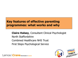 Which parenting programme?