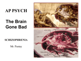 Schizophrenia - Mr. Pustay`s Homepage