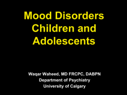 The Mind Child and Adolescent Psychiatry