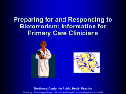 Information for Primary Care Clinicians