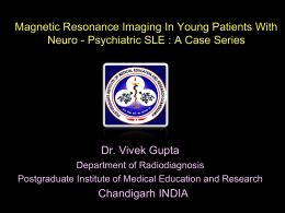 magnetic resonance imaging in young patients with neuro