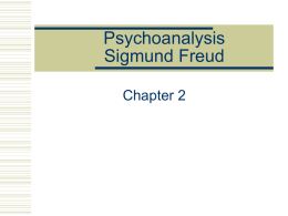 Chapter 2 - Psychoanalysis
