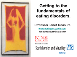 Getting to the fundamentals of eating disorders.