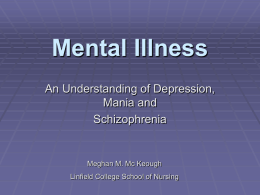 Mental Illness - Cobb Learning
