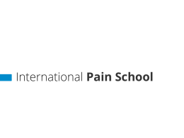 Folie 1 - International Pain School