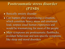 Symptoms of trauma II