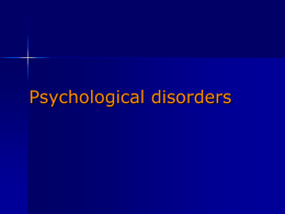 Personality disorder