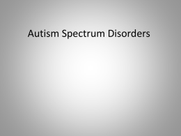 Autism - MyPortfolio