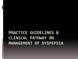 Dyspepsia Clnical Pathway Final v01102009