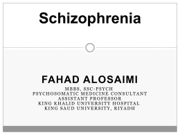 7-Schizophrenia lecture 2