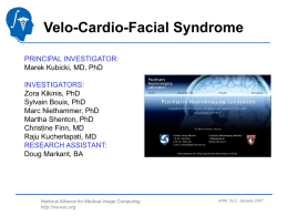 Velo-Cardio-Facial Syndrome - National Alliance for Medical Image
