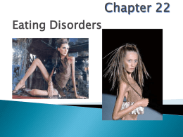 Chapter 22 EatingDisorders
