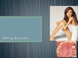 Eating Disorders What Is An Eating Disorder?