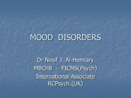 MOOD DISORDERS