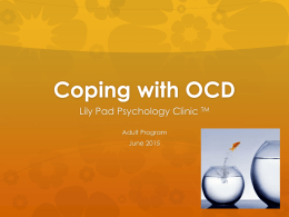 Coping with OCD - Lily Pad | Psychology Services
