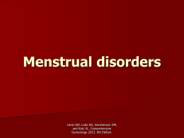 Causes of Heavy Menstrual Bleeding