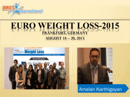 Euro Weight Loss-2015 Frankfurt, Germany August 18
