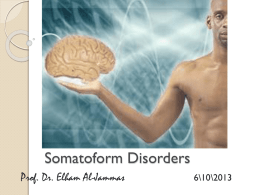 Somatoform Disorders