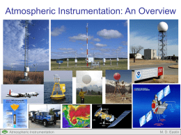 Lecture #1: Overview of Atmospheric