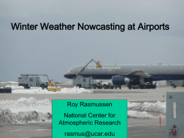 Winter weather nowcasting at airports