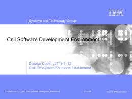 CourseCode_L2T1H1-12_CellSoftwareDevelopment