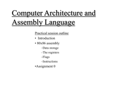 The Netwide Assembler: NASM