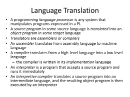 Levels of Programming Languages - 2014