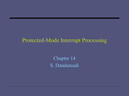 Interrupts & Input/output