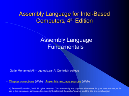 lec_11_Assembly_Fundamental - Your account has been created!