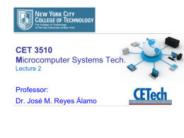 CET3510 – Lecture 2