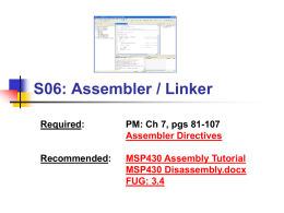 Assembler - BYU Computer Science Students Homepage Index