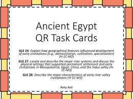 Ancient Egypt Task Cards