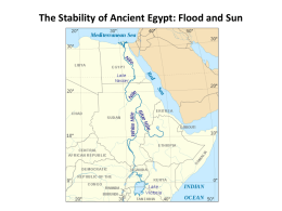 The Stability of Ancient Egypt: Flood and Sun - 59-208-201-f10