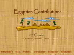 Egyptian Web Quest