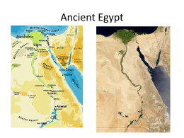 Why was the Nile crucial to Ancient Egypt?