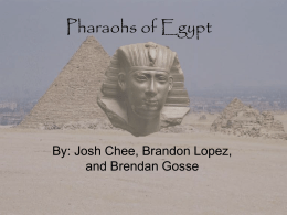 Male Pharaohs