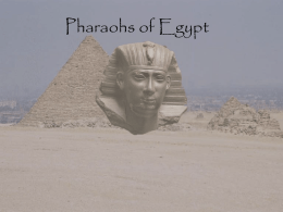 Pharaohs of Egypt - OwensHistory.info