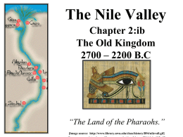 The Old and Middle Kingdoms