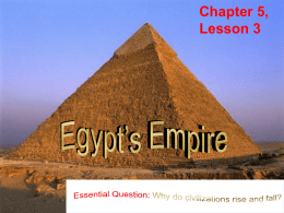 Chapter 5_Lesson 3_Egypt_s Empire