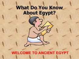 Egypt - socialessecundariaeso