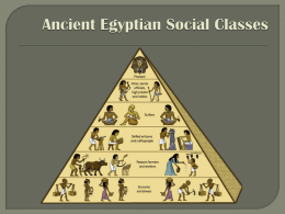 Ancient Egyptian Social Class Appearancesx