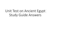 Ancient Egypt Review