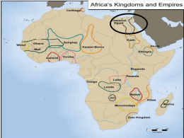 ANCIENT AFRICA 3200BC