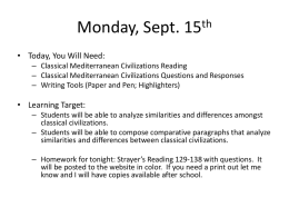 Monday, Sept. 15th - Fort Thomas Independent Schools