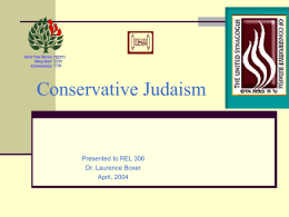 Conservative Judaism