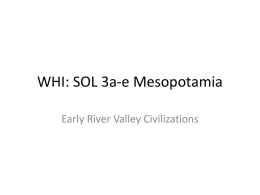 WHI: SOL 3a-e Mesopotamia