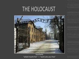 Holocaust - Bishop Ireton High School