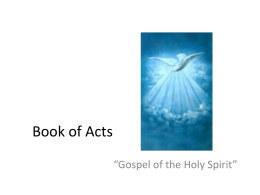 Acts and Paul`s conversion